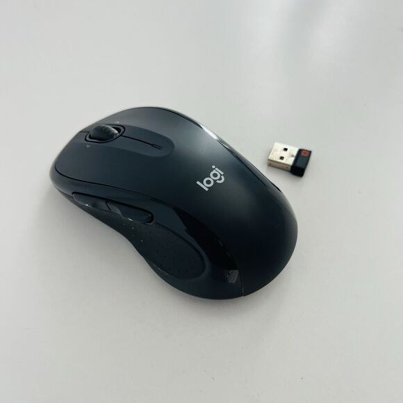 Logitech M510 Wireless Computer Mouse Graphite w/ USB, READ PARTS - Picture 2 of 9